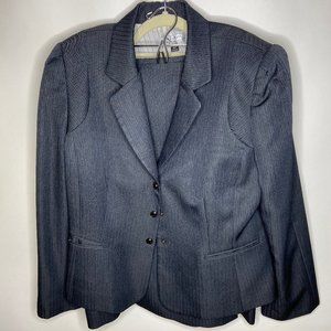 Tahari Skirt Suit in Black